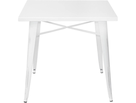 Mesa VMO HOME Lank Old Branca (90 cm x 90 cm x 12 cm)