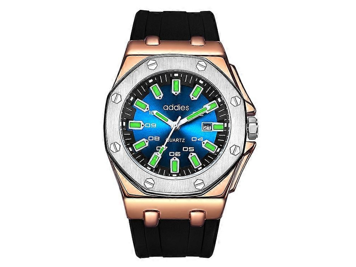 Relógio Multifuncional Luminoso Addies My-052 Business Com Pulseira De Silicone Para Homens