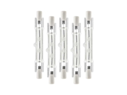 Lâmpadas halógenas lineares R7s 118mm 300W 230V ajustáveis para construção Nova LINE S/MARCA