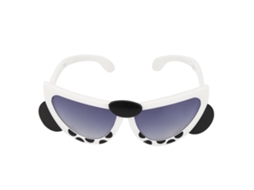 Gafas de Sol Plegables Infantiles com Estilo Animal Cartoony Portáteis para Verão Presente de Brinquedo Panda Branco