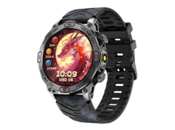 Smartwatch com Tecido Hd Amoled Bluetooth Chamadas Frequência Cardíaca Pressão Arterial Monitoramento e Rastreamento de Oxigênio no Sangue Bestvite