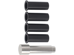 Kit Bucha para Porta Dobradiças com 4 peças e anéis de inserção de metal para veículos.