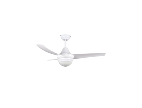 MOLAN L AC ventilador branco 132cm controle remoto LED com temporizador INTERLUSA