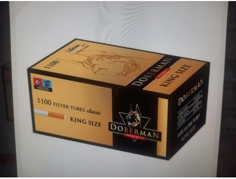 8800 Tubos Vazios Doberman Para Recarga De Cigarros Filtro De 24 Mm