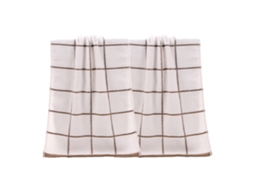 Conjunto de Toalha NEVEANCE Banheiro Duráveis Hotel Spa Salão Algodão Bege (33x73cm)