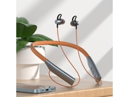 Fones de Ouvido Esportivos Sem Fio Bluetooth, com Microfone, À Prova D'água, Graves Potentes e Bateria com Duração de Até 12 Horas. MDUG (marrom)