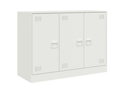 Aparador 99x39x73 Cm Aço Branco MAISON EXCLUSIVE