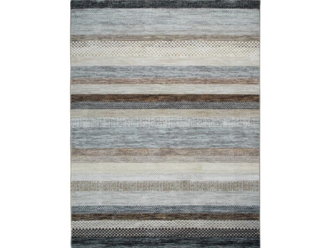 Tapete Moderno Escandinavo Linhas Marrons 160x230