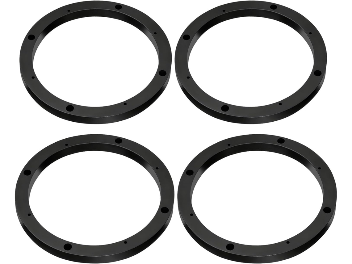 Anel Adaptador De Áudio Para Veículos, 2 Pares, Abs, Para Alto-falantes De 6,5 Polegadas.
