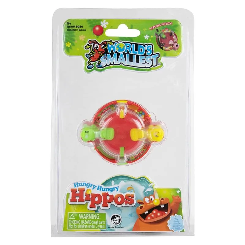 Jogo em miniatura do mundo, os menores hipopótamos famintos 5080 MADNESSTOYS
