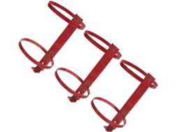 Suporte Para Extintor De Incêndio Pó Químico Hemobllo 4kg, Design Ajustável E Antiestático, Material De Ferro Vermelho