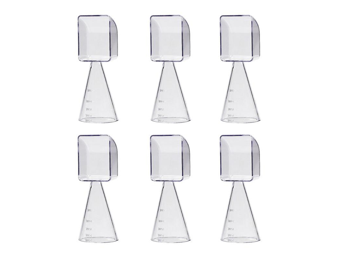 6pcs Copos De Medição De Plástico