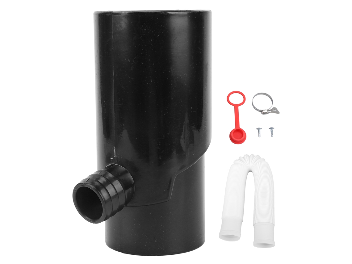 Divertidor de Água da Chuva LAXISCREED 8cm Plástico Preto