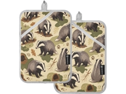 Civet Conjunto De 2-suportes Acolchoados Camuflados
