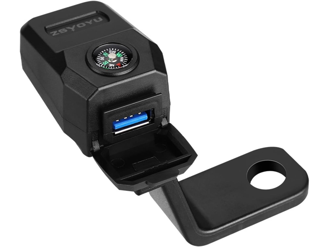 Carregadores Usb Conectados Para Telefone De Moto Com Carregamento Rápido E Botões Integrados Motos Elétricas
