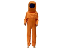 Conjunto de Trajes de Cosplay Among Us para Crianças de 6 12 Anos para Festas 8 10 Anos Naranja