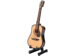 Mini Guitarra, Miniatura Em Madeira Modelo Miniatura De Guitarra Com Suporte Para Guitarra Mini Slowmoose