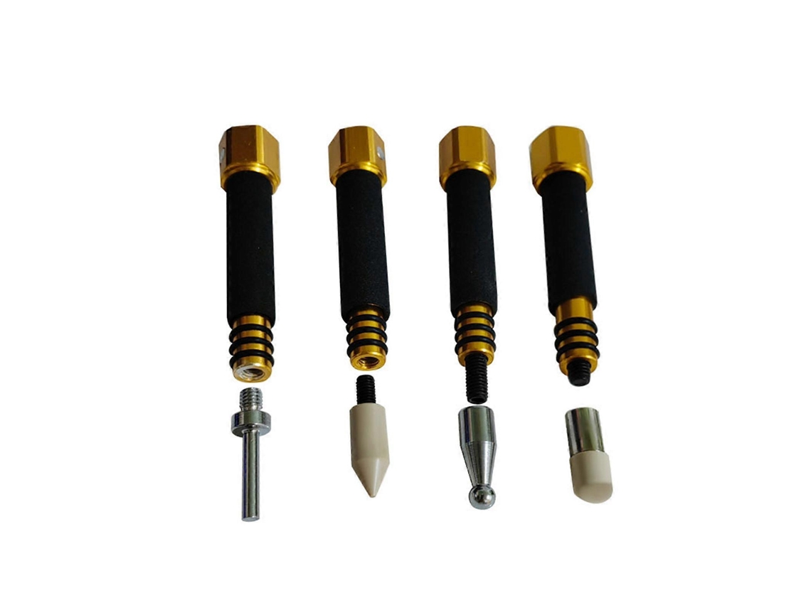 Kit Profissional De Reparo Amassados​​ Sem Pintura(pdr) Com 4 Peças, Pinos E Pontas