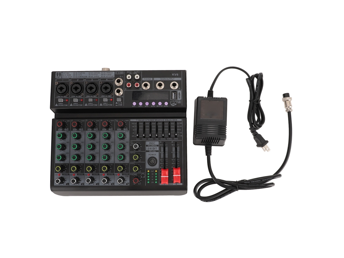 Mixer EOOCOO (saída de Equalizador de 7 Bandas Dsp de 99 Bits)