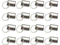 Conjunto de 50 clipes de metal Fomiyes de 32 mm para Fitas, duráveis e anticorrosivos, ideais para artesanato e acessórios.