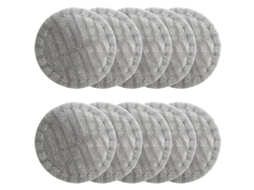 Conjunto de 10 Panos Microfibra para Esfregão Elétrico V7 V8 V10 V11 , Escova de Limpeza e Peças para Aspirador de Pó BRILVIBERA (uso Úmido e Seco)