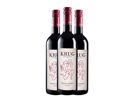 Vinho KRUG Eichkogel Zweigelt Thermenregion Reserva (0.75 L - 3 Unidades)
