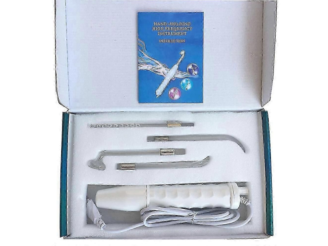 Aparelho Facial de Alta Frequência Varinha Portátil Profissional Neon Dispositivo D e Terapia Luz para Firmeza GOKOCO