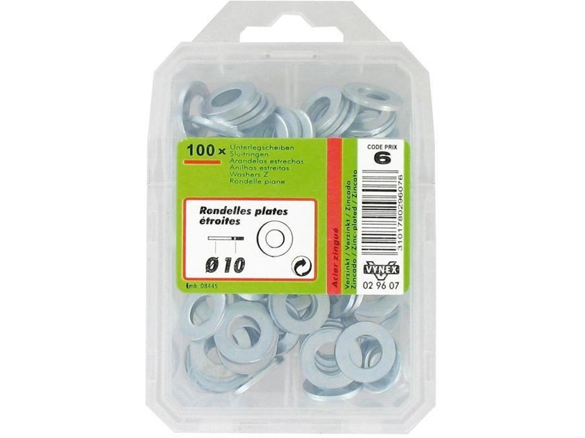 Arruela Estreita D 12mm Embalagem De 50 Vynex