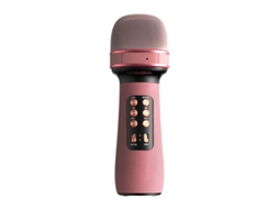 Microfone TOPK Karaoke Wster Rosa