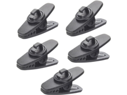 Crafthrou Pinces Rotativos Para Cabo Organizador Casque Écouteurs Lote De 5 Para Áudio Em Plástico Noir,