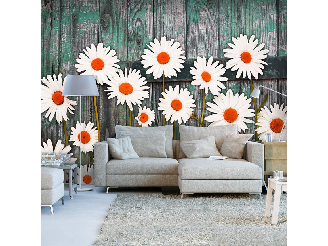 Papel de Parede ARTGEIST Daisies Garden (100x70 cm)