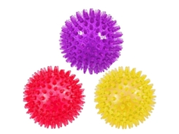 2026-conjunto De 3 Bolas Para Cães Com Chiado Linjou 6,5 Cm, Material Seguro E Dental