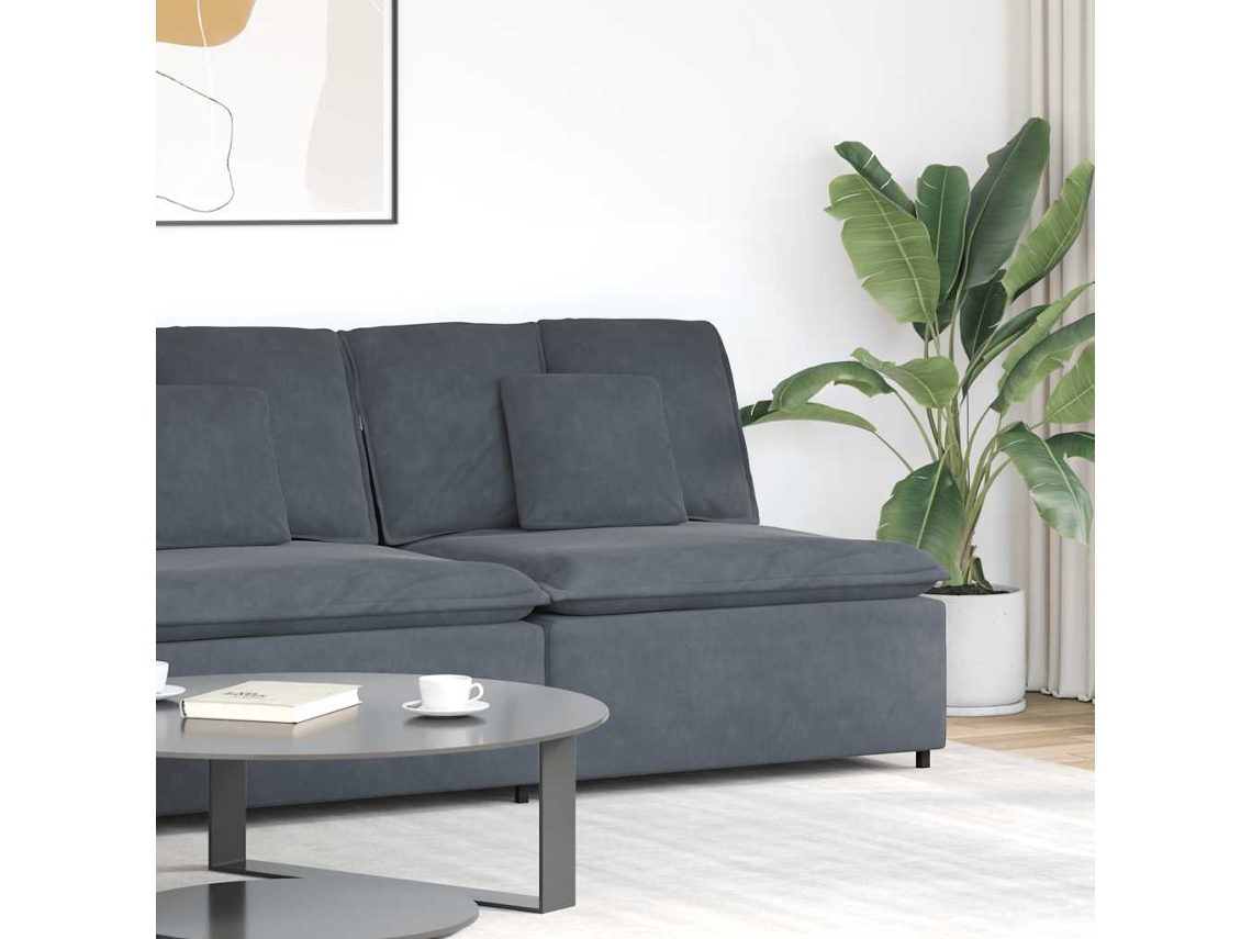 Vidaxl Módulo Central De Sofá Modular Com Almofadões 100 Cm