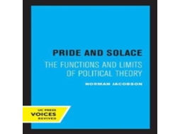 Livro Pride and Solace de Norman Jacobson (Inglês)