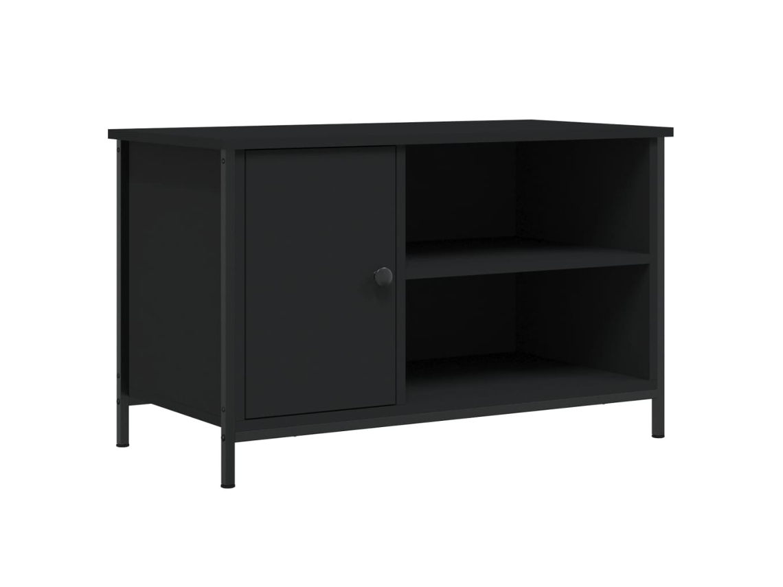 Móvel de Tv 80x40x50 Cm Derivados de Madeira Preto MAISON EXCLUSIVE