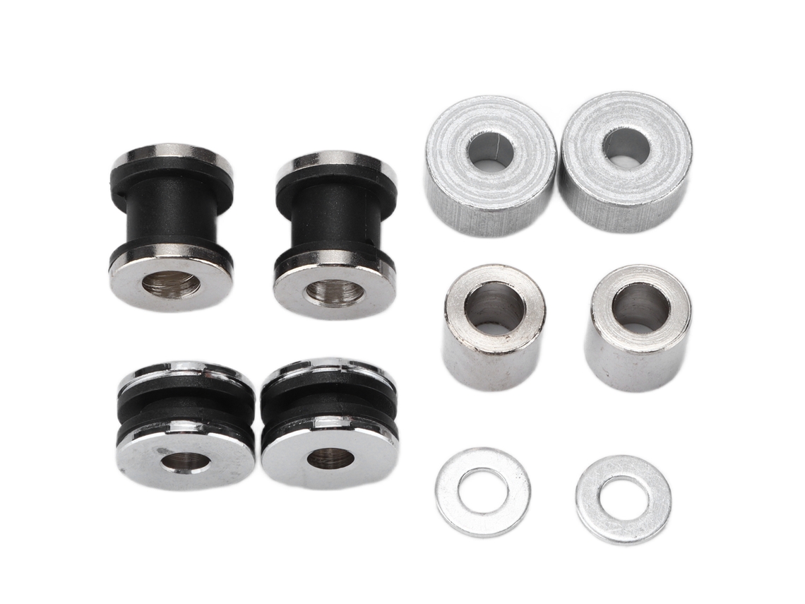 Kit de Ferragens de Encaixe para Encosto Removível Compatível com Harley Davidson Touring 1997 2008 AQUAFORGE