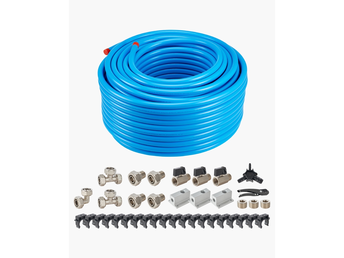 Kit De Linha De Compressor De Ar Succebuy Hdpe/alumínio Azul Diâmetro 690 X 290 Mm