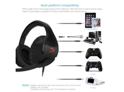 Fone De Ouvido Para Jogos Esportivos Kingston Hyperx Cloud Stinger Para Pc/xbox One/ps4/wii U
