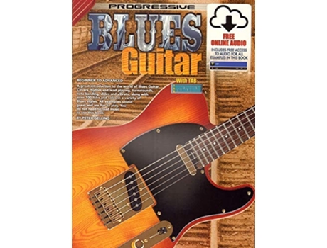 Livro Progressive Blues Guitar de Peter Gelling (Inglês)