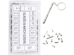 Kit De Reparo Óculos Com Chave Fenda Precisão E Chaveiro Para Reparo.
