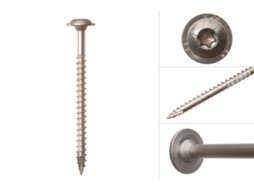 Parafuso Anilha Aço Inoxidável 8.0 X 120 Mm Torx Caixa 50 Peças WOVAR