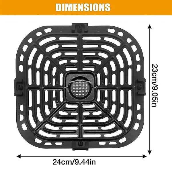 Grelha De Substituição Para Cesta Da Fritadeira Elétrica Instant Vortex Plus De 6 Litros, Peças Para Fritadeira Elétrica, Placa Crocante