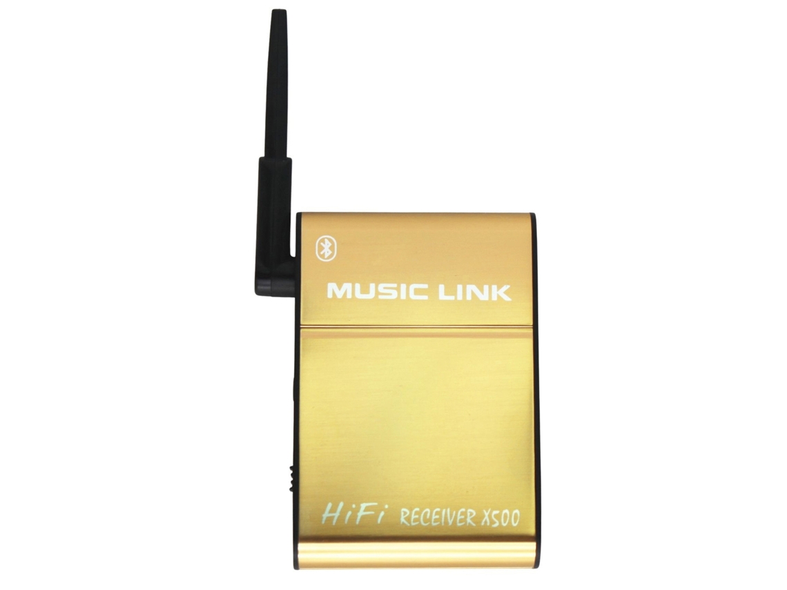 Receptor De Áudio Hifi Lossless X500 Bt Com Chip Bt4.0, Antena Externa E Plugue Eu