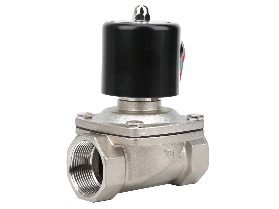 Válvula Solenoide Elétrica De Aço Inoxidável (controle De Água E Ar)
