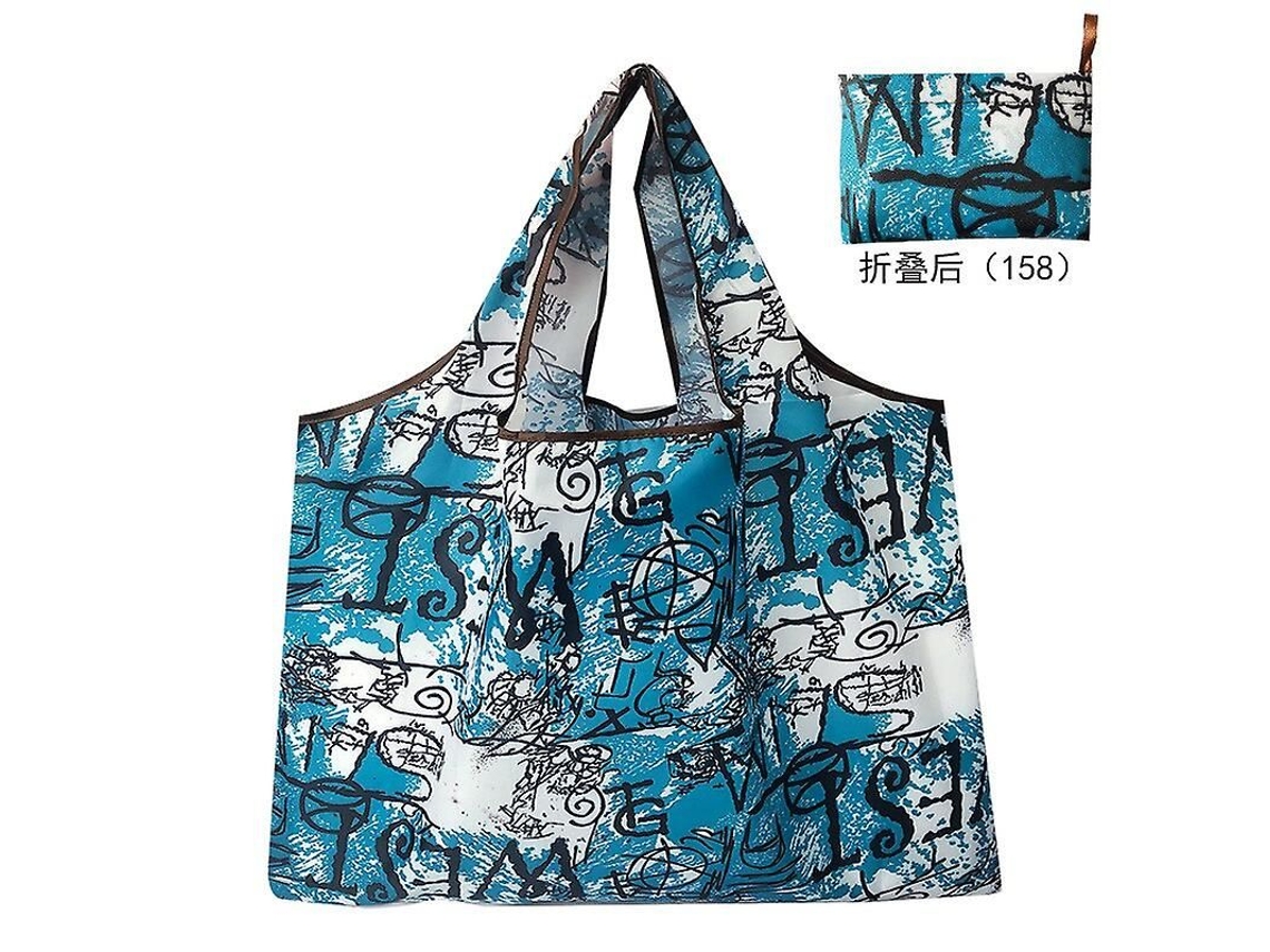 Sacola De Compras Dobrável De Nylon Reciclável, Ecológica E Amiga Da Cultura Local, Ideal Para Mulheres. Com Estampa Floral E Bolso Para Frutas E