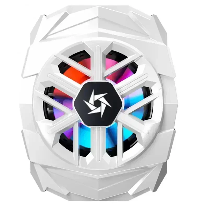(branco) Cooler Para Jogos, Ventilador Magnético De Resfriamento Para Semicondutores De Celular