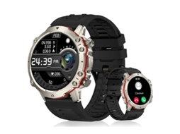 Smartwatch Fw09 Corpo Em Titânio De Grau Militar Masculino Prata Bestvite