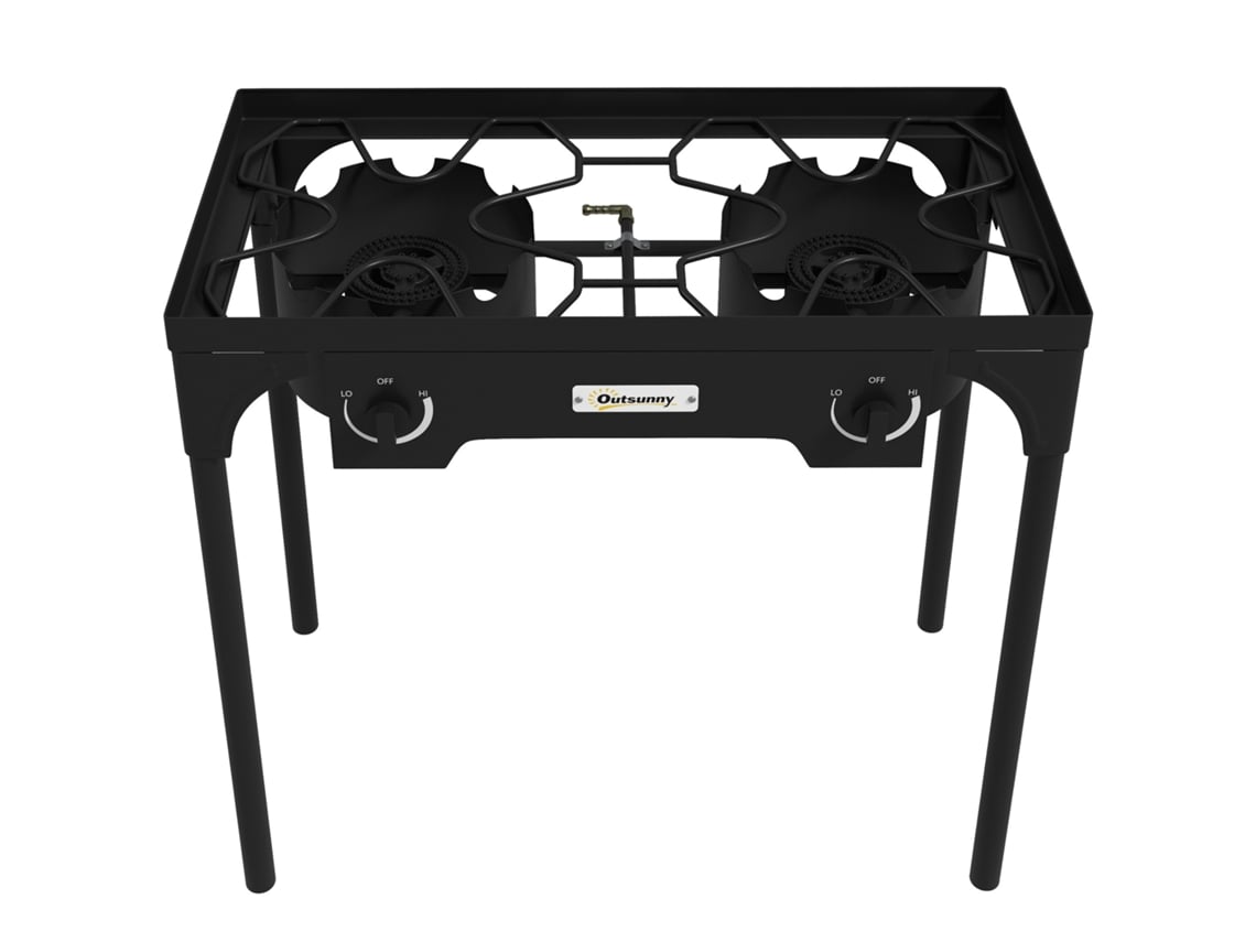 Conjunto de Mesa e Cadeiras TOPBRICO Dobráveis para camping, mala de piquenique, alumínio e madeira, 85,5x72,5x67cm