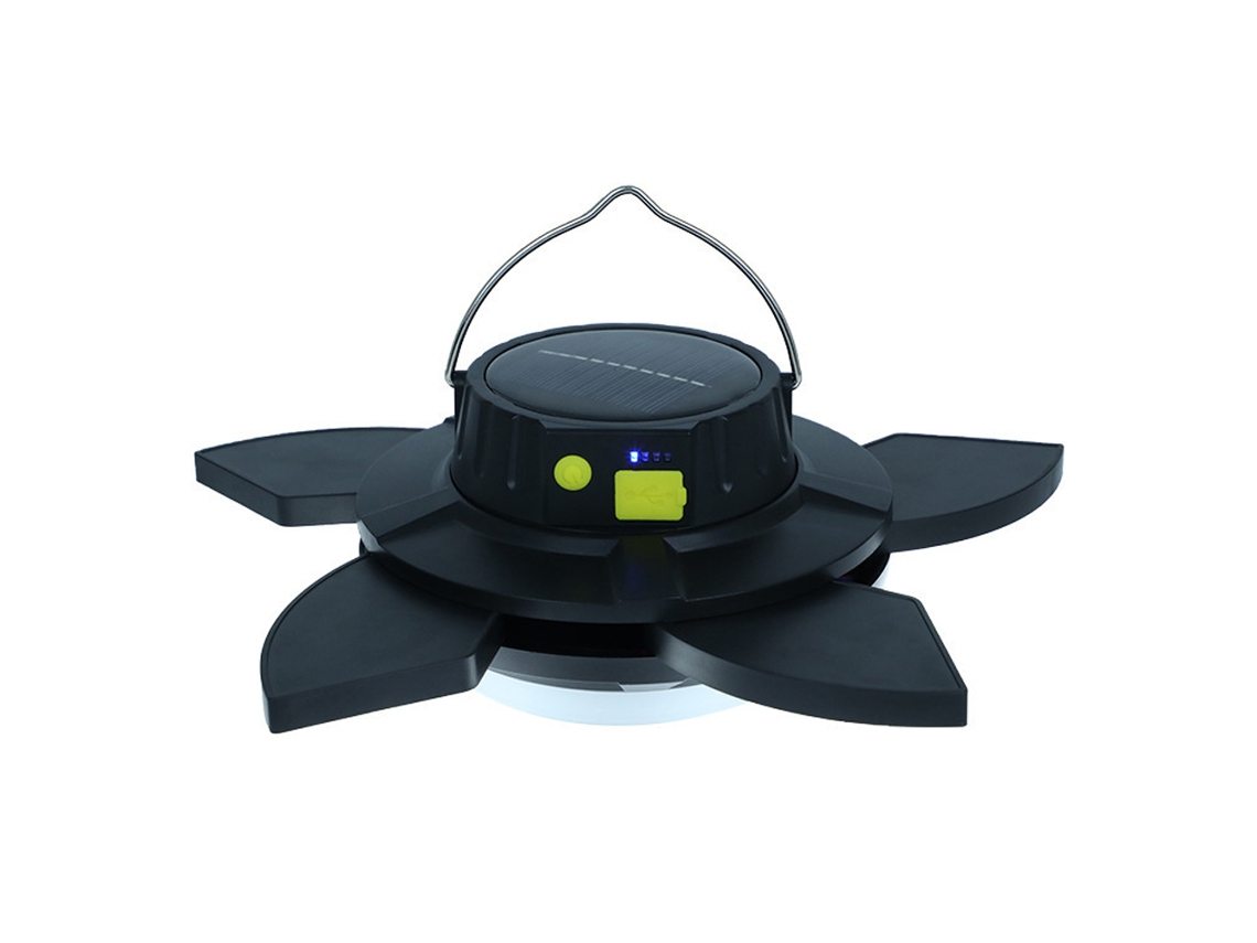 Luz de Camping Solar Led Portátil com 5 Modos