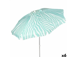 Chapéu De Praia Aktive Azul 200 X 195 X 200 Cm (6 Unidades)